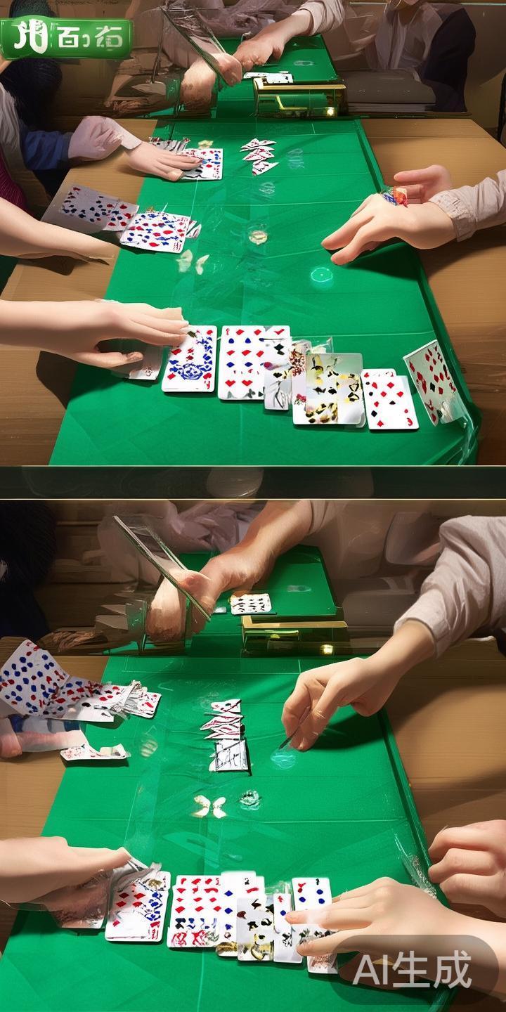 二、线上娱乐二人十三张
这款游戏融合了“推牌九与