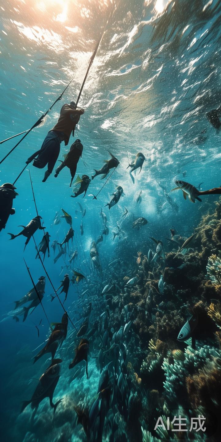 利用“集火”策略：当多条鱼集中在一个区域时，尽可能